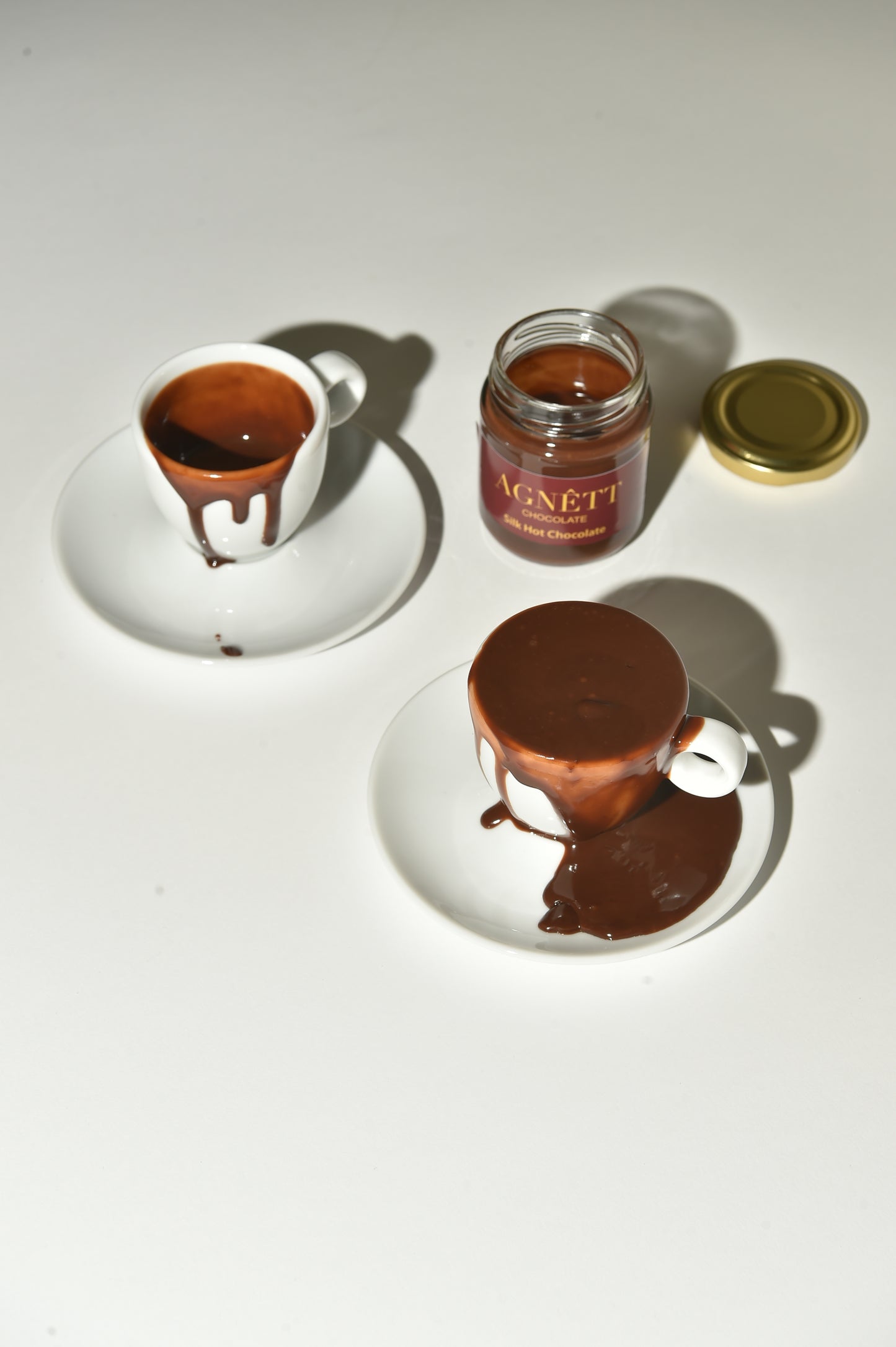 Silky Temptation - Hot Chocolate Dessert with a Mini Porcelain Cup