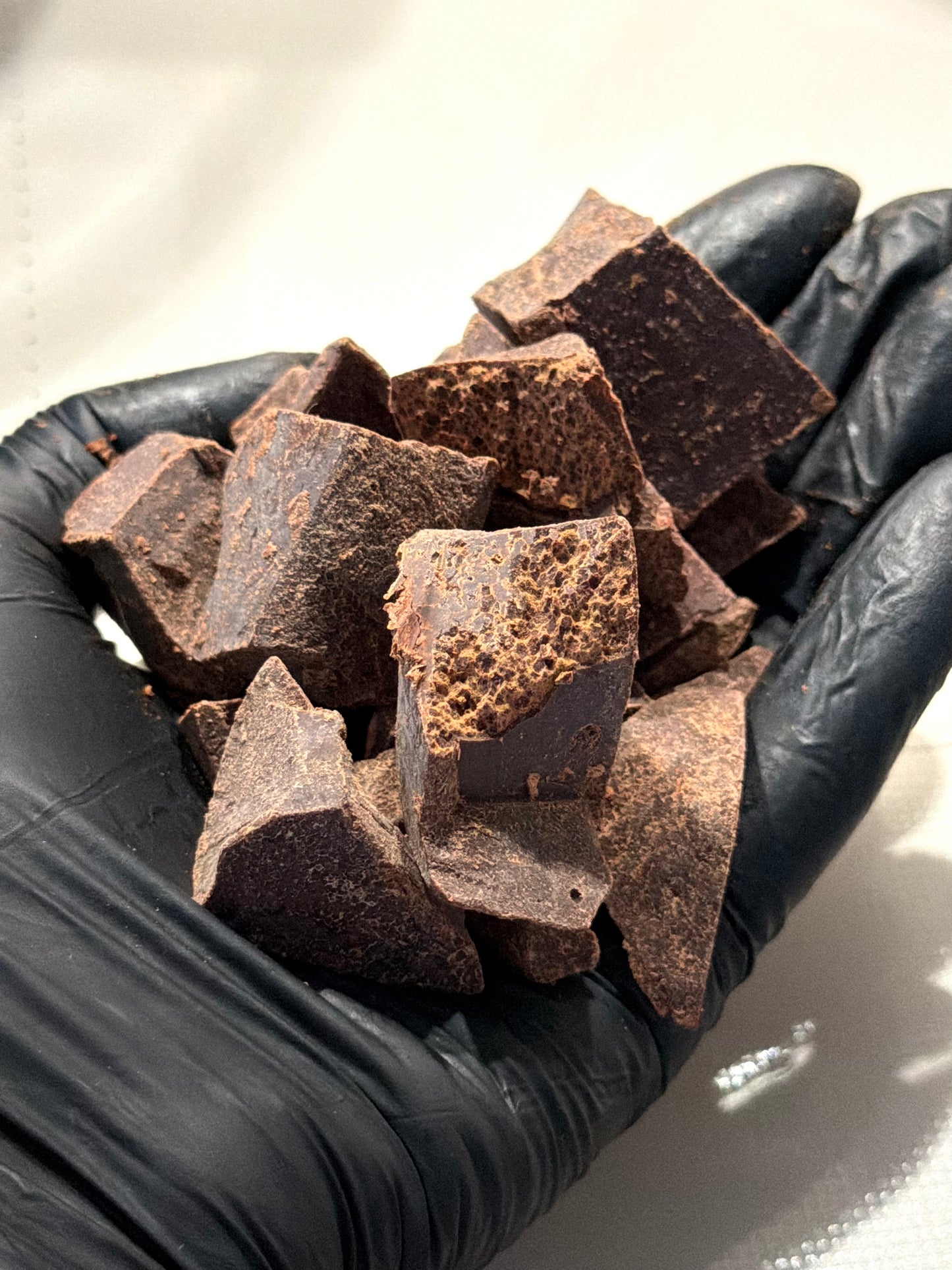 Mix of 16 Truffles: 8 Gourmet Dark Chocolate Truffles with Porcini Mushrooms & 8 Salted Caramel Truffles